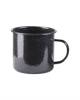 WESTERN ENAMELLED CUP - BLACK - Mil-Tec® - 680 ML