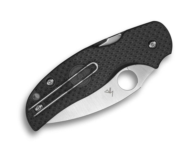 POCKET KNIFE Sage 5 Lightweight FRN Black PlainEdge - SPYDEREDGE