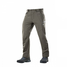 SOFTSHELL TACTICAL WINTER TROUSERS, OLIVE GREEN - M-TAC
