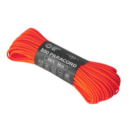 NYLON PARACORD - 550 LBS - 30 M/100 FT - Helikon-Tex - NEON ORANGE