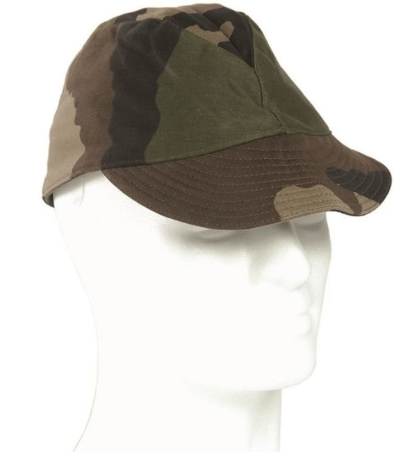 F1 FIELD CAP -  CCE CAMOUFLAGE - FRENCH MILITARY SURPLUS - LIKE NEW