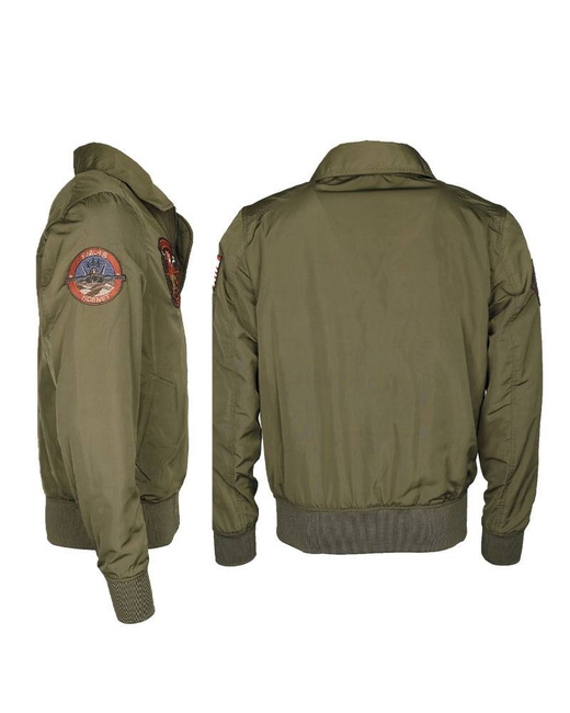 TOP GUN FLIGHT JACKET - "HORNET" - OD GREEN - Mil-Tec®