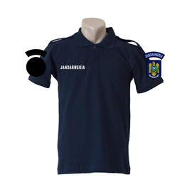 Polo T-Shirt, Navy Blue Gendarmerie