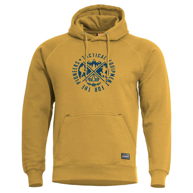 SWEATER WITH HOOD - "PHAETON PIONEERS" - PENTAGON® - TUSCAN YELLOW