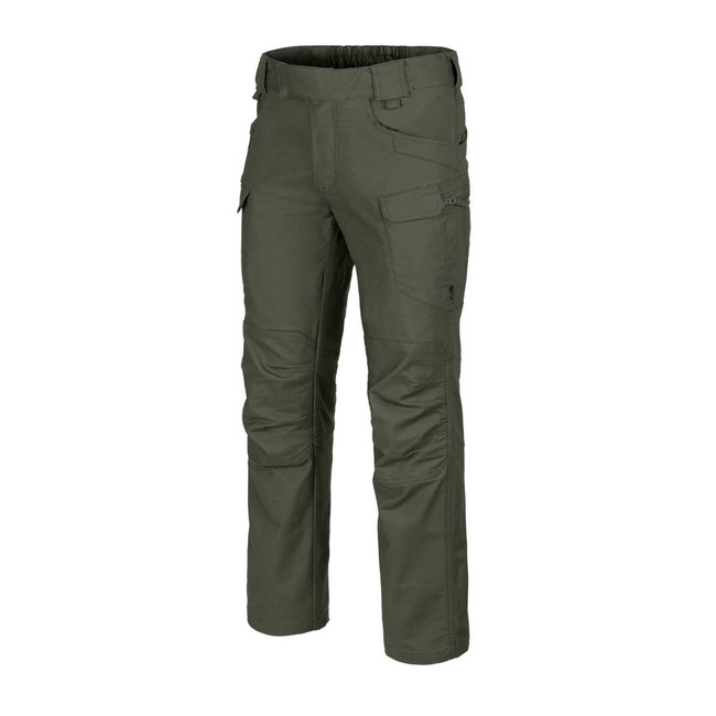 URBAN TACTICAL PANTS® - POLYCOTTON CANVAS - HELIKON® - TAIGA GREEN - SHORT 