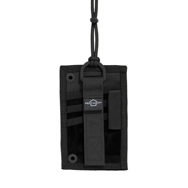 TACTICAL ID CARD HOLDER POUCH - Pentagon® - BLACK