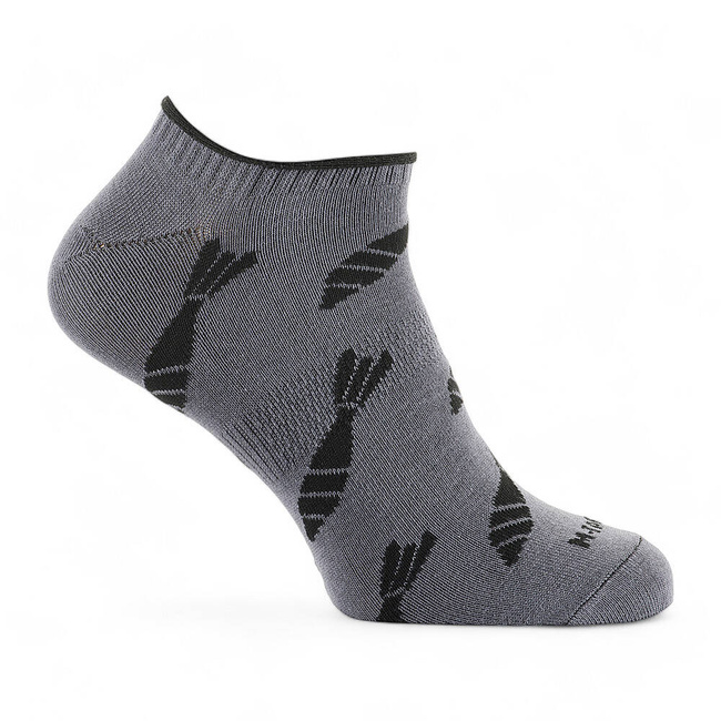 LIGHT SUMMER SOCKS - MORTAR BOMBS - M-TAC - DARK GREY