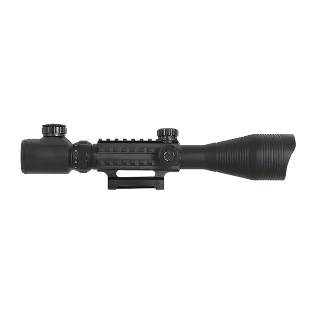  4-12X50EG RIFLESCOPE WITH INTEGRATED MOUNT - BLACK - PCS