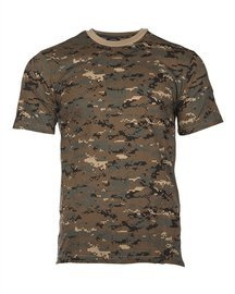 T-SHIRT - Mil-tec - DIGITAL WOODLAND