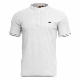 T-SHIRT - "LEVANTES HENLEY STRIPES" - PENTAGON® - WHITE