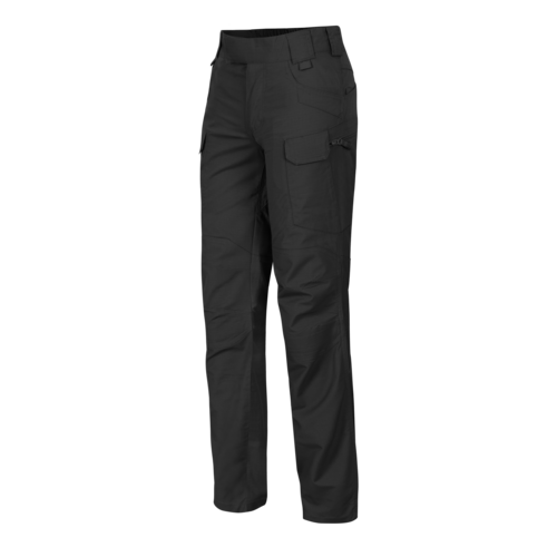 WOMEN'S URBAN TACTICAL PANTS -  UTP Resized®  - POLYCOTTON RIPSTOP - Helikon-Tex® - BLACK - LENGTH 30″