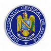 Emblema rotunda IGAV cu aplicare prin coasere