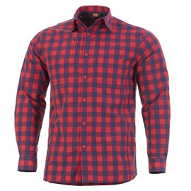 LONG SLEEVE SHIRT - "QT TACTICAL" - PENTAGON® - RED CHECKS