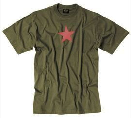 T-SHIRT RED STAR OD