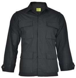 US Black R/S BDU FIELD JACKET