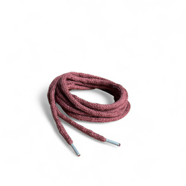 Pair of Shoe Laces - Round - AURA S.A. - Model Catalin - 100 cm - Surplus Military Romanian Army - Brown - In Good Condition