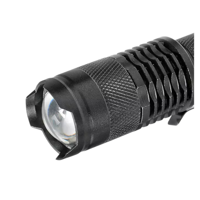 MINI TELESCOPIC FLASHLIGHT - BLACK - WADSN