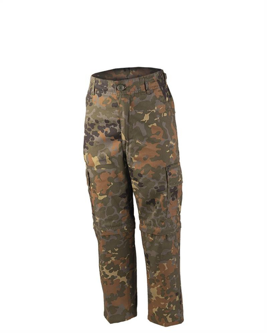 BDU PANTS FOR KIDS - US ARMY STYLE - 2 IN 1 LONG AND SHORT PANTS WITH ZIPPER - Mil-Tec® - FLECTAR