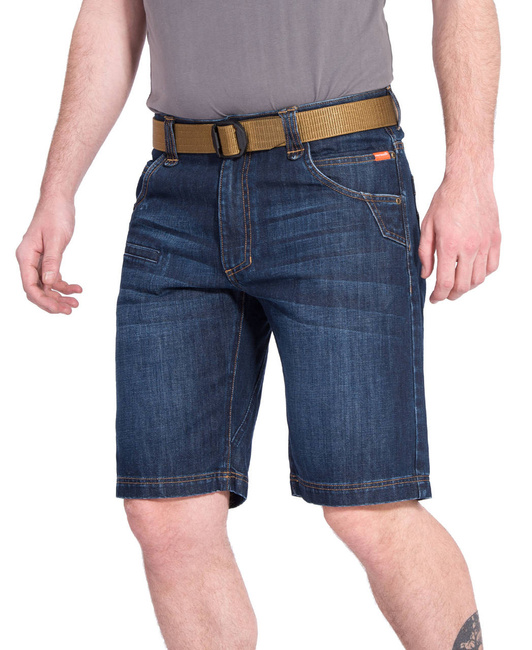 TACTICAL JEANS SHORTS - "ROGUE" - PENTAGON®  - INDIGO BLUE