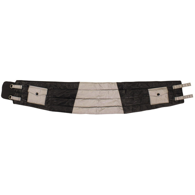 DE bike belt, "Polizei", black/silver, like new