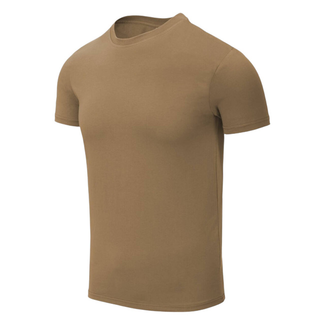 ORGANIC COTTON T-SHIRT SLIM - US BROWN