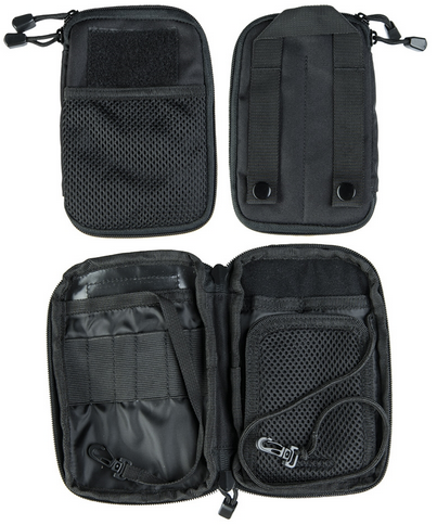 BELT POUCH WITH MOLLE-LOOP-SYSTEM - Mil-Tec® - BLACK