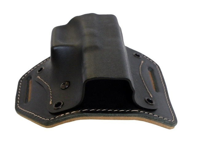 KYDEX OWB Belt Holster With Leather Back Dual Clip CZ SP-01