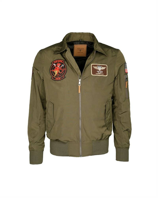 TOP GUN FLIGHT JACKET - "HORNET" - OD GREEN - Mil-Tec®