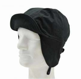DUTCH ARMY WINTER CAP - BLACK - USED