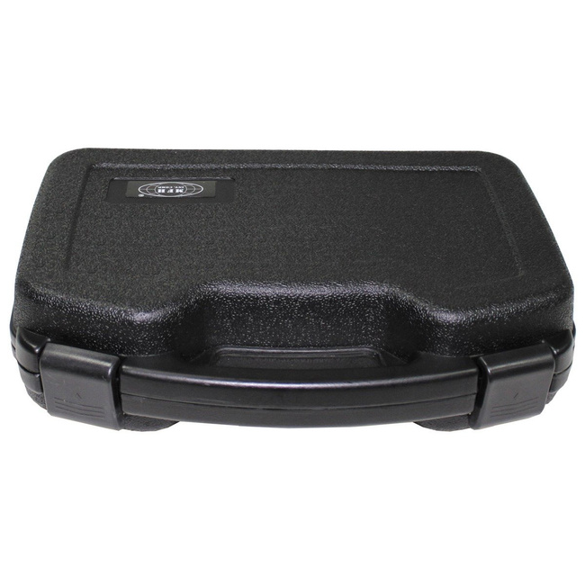 Pistol Case, plastik, big, lockable, black