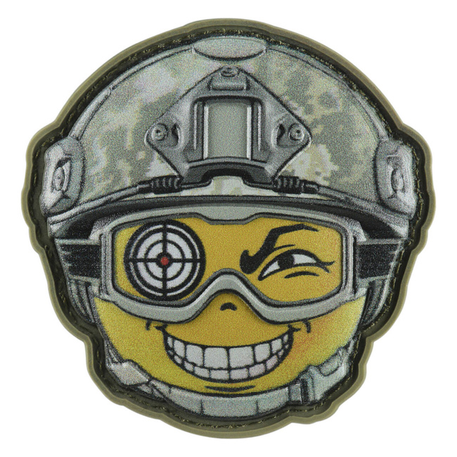 PATCH 3D EMOJI NR. 25 PVC - OLIVE - M-TAC