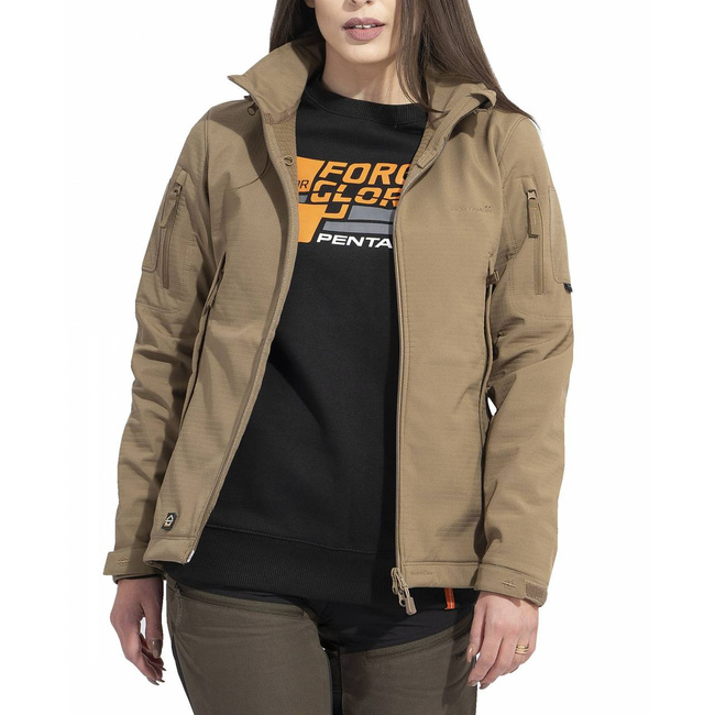 SOFTSHELL JACKET FOR WOMEN - "ARTAXES" - Pentagon® - TUSCAN YELLOW