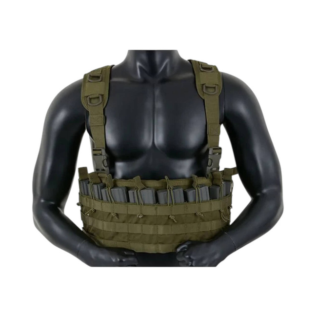 8FIELDS OLIVE CHEST RIG TACTICAL VEST