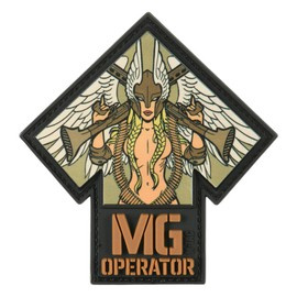PATCH MG OPERATOR PRINT PVC - BLACK/COYOTE - M-TAC