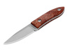 FIXED BLADE KNIFE - AM22 POPLAR BURL - RED