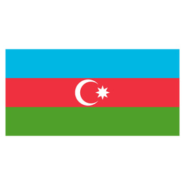 FLAG - 90 x 150 CM - AZERBAIDJAN - NEW