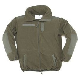 WINDBREAKER FLEECE JACKET WITHOUT EXTRA MEMBRANE - OLIVE GREEN