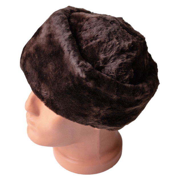 Fur hat, Cold War era, Romanian Army Surplus - Brown 