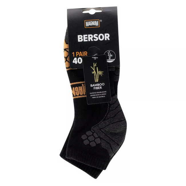 Magnum Bersor Socks - Black/Grey/Honey mustard 