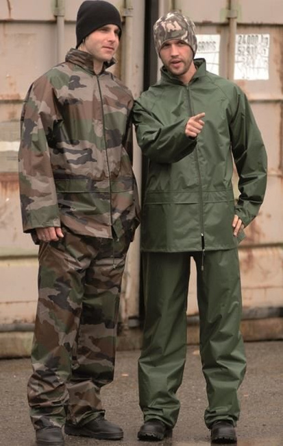 WET WEATHER SUIT - WITH CARRYING BAG - Mil-Tec® - OD GREEN