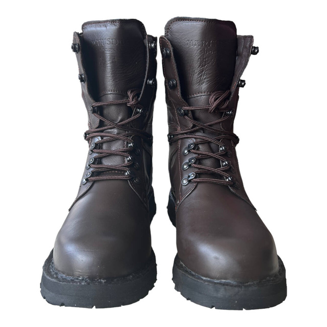 PROFESSIONAL COMBAT BOOTS - ROMANIAN ARMY MILITARY SURPLUS - BROWN - NEW