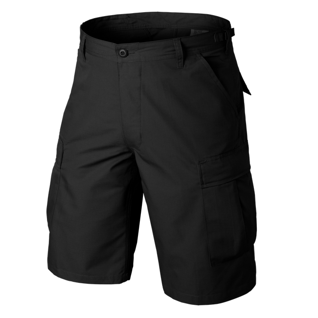 BDU SHORTS - POLYCOTTON RIPSTOP - Helikon-Tex® - BLACK