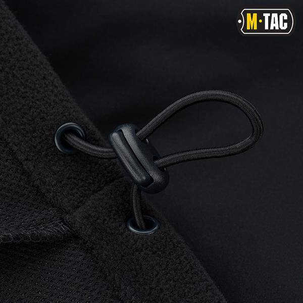 SOFTSHELL JACKET WITH LINING, BLACK - M-TAC