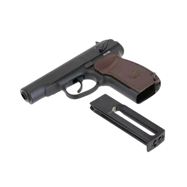 SOVIET PM MAKAROV Pistol CO2 REPLICA - BLACK - KWC