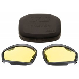 SPARE LENSES FOR SAFETY GOGGLES - ESS V12 - YELLOW - MILITARY SURPLUS - LIKE NEW