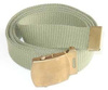 SWEDISH ARMY O.D. SMALL WEBBING BELT USED  