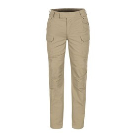 WOMEN'S URBAN TACTICAL PANTS - UTP Resized - POLYCOTTON RIPSTOP - Helikon-Tex - KHAKI - LENGTH 34 inch