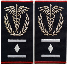 Embroidered medic commander Grade I SMURD Badge (custom message)