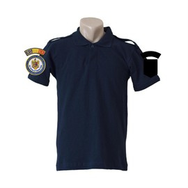 Prison Guard Polo T-Shirt, Blue Navy