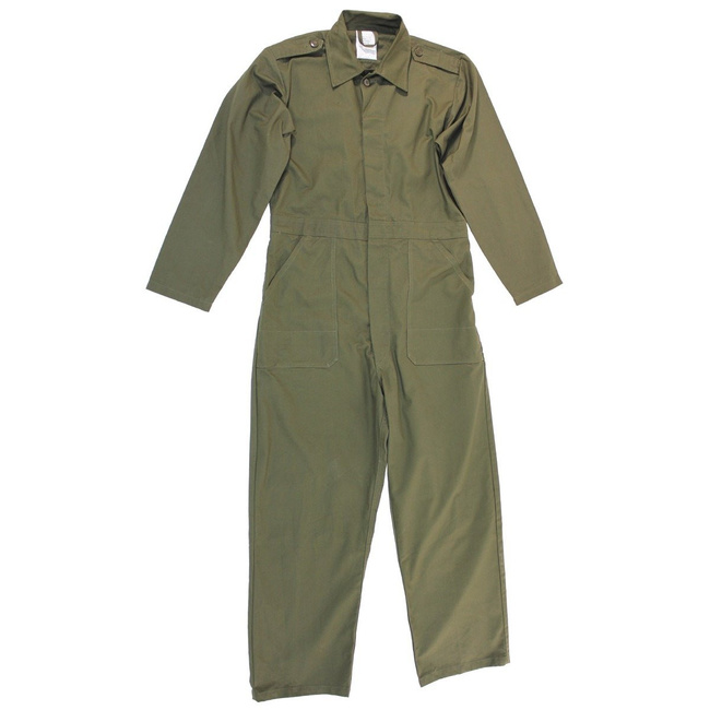 Dutch mechanic coverall, OD green, used 